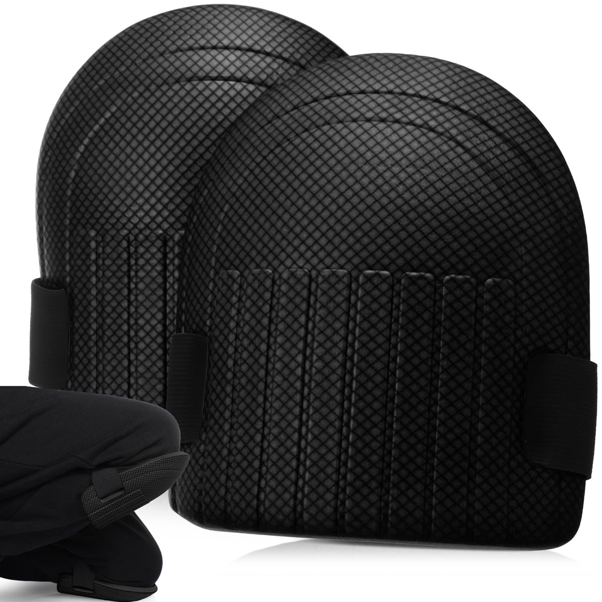 WinnerWhy Gardening Knee Pads front view, lightweight cushioning for comfortable kneeling during outdoor tasks.