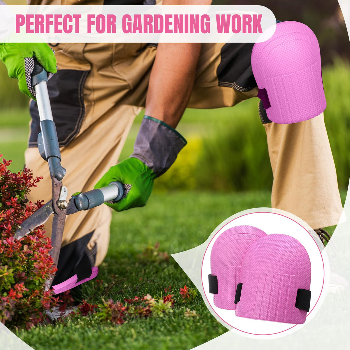 WinnerWhy pink knee pads suitable for indoor and outdoor use
