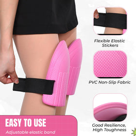 WinnerWhy pink knee pads close-up on foam padding detail