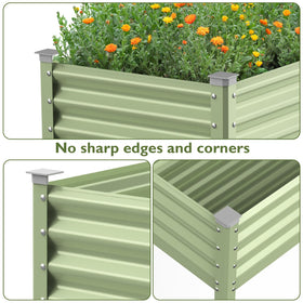 Winpull garden bed corner pads protect feet during setup.