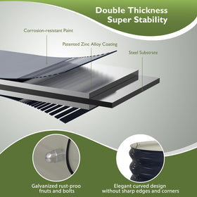 Winpull galvanized assembly with included tools, easy 15-minute setup.