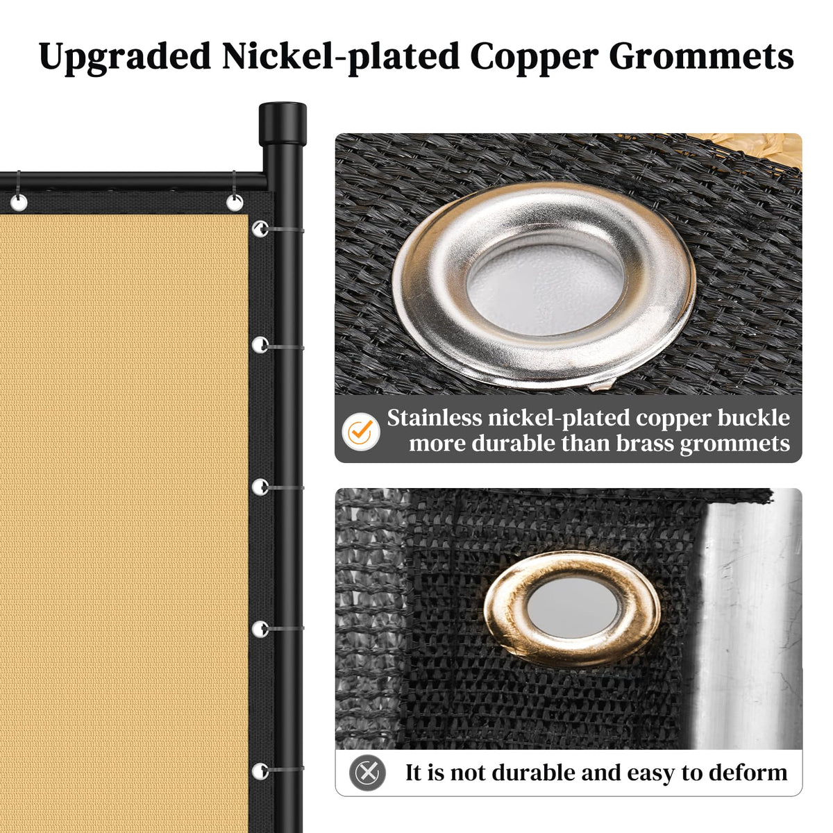 Winpull 170GSM HDPE mesh lets light through while maintaining privacy