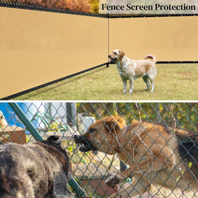 Winpull privacy screen with reinforced edges for durability