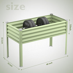 Winpull raised bed highlighting 60-gallon capacity for veggies.