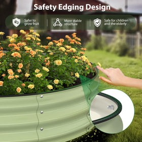 Winpull safety edge with rubber protects hands during gardening.