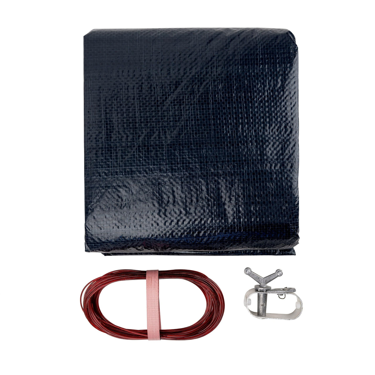 Premium laminated polyethylene Winter Block cover showing durable construction