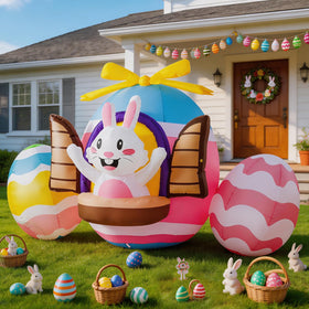 WINTS outdoor indoor Easter yard decor with built-in LEDs