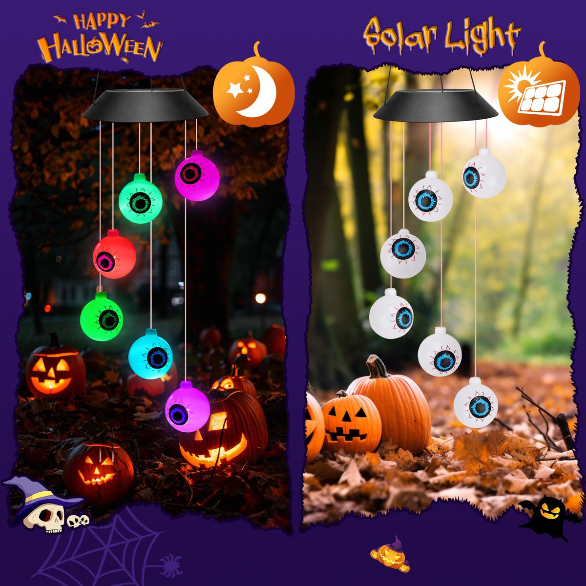 Winzwon eyeball decor dresses yards, porches, and terraces with playful, spooky charm