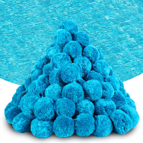 WIQEDOHA pool filter balls packaging highlighting sustainable filtration solution