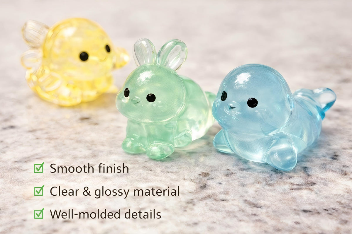 Crisp sculpted Wirelation resin animals for decorative displays