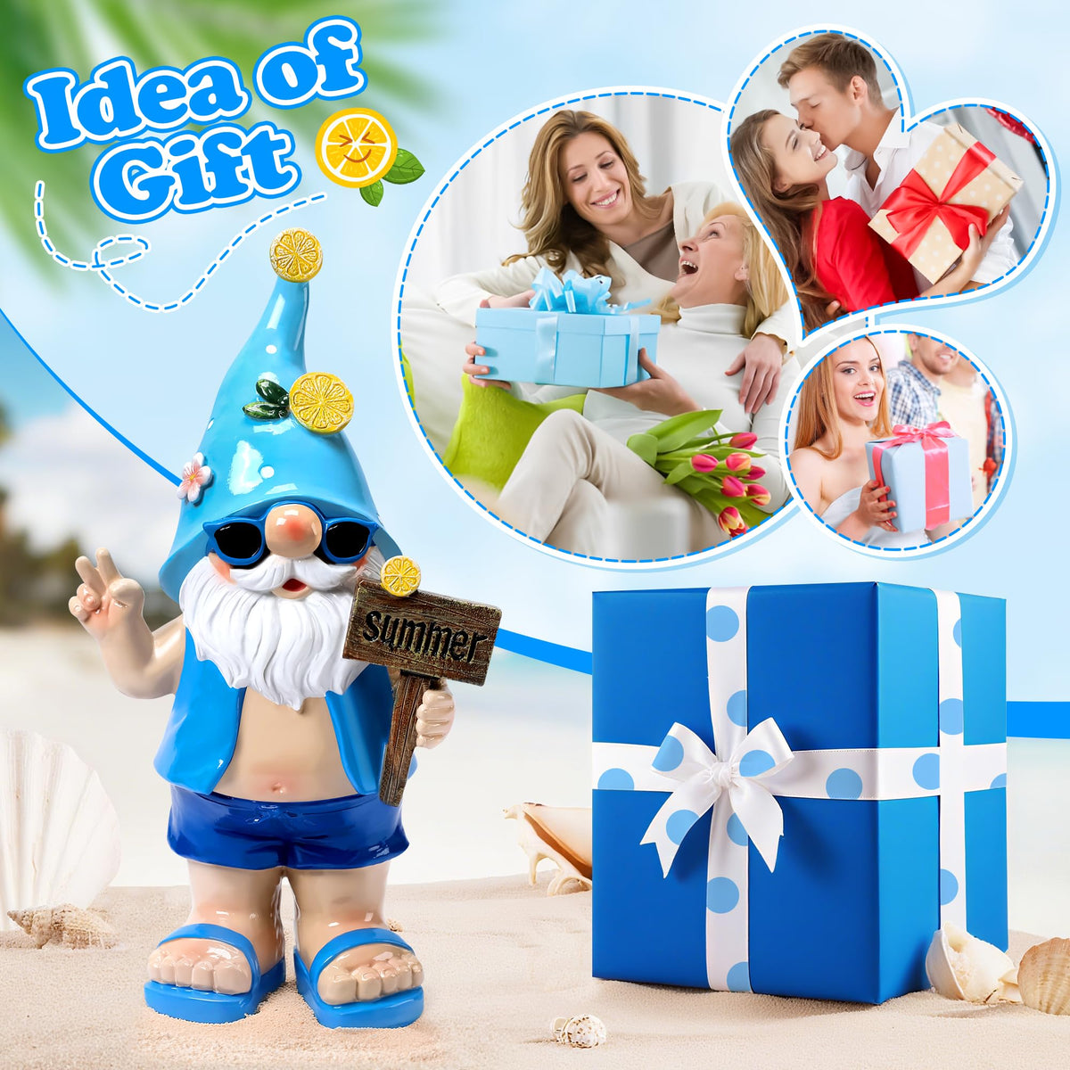 Wiresusan garden gift idea gnome suits birthdays housewarmings and garden enthusiasts