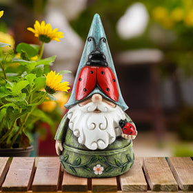 Wiresusan 7.3-inch gnome statue is compact and easy to reposition.
