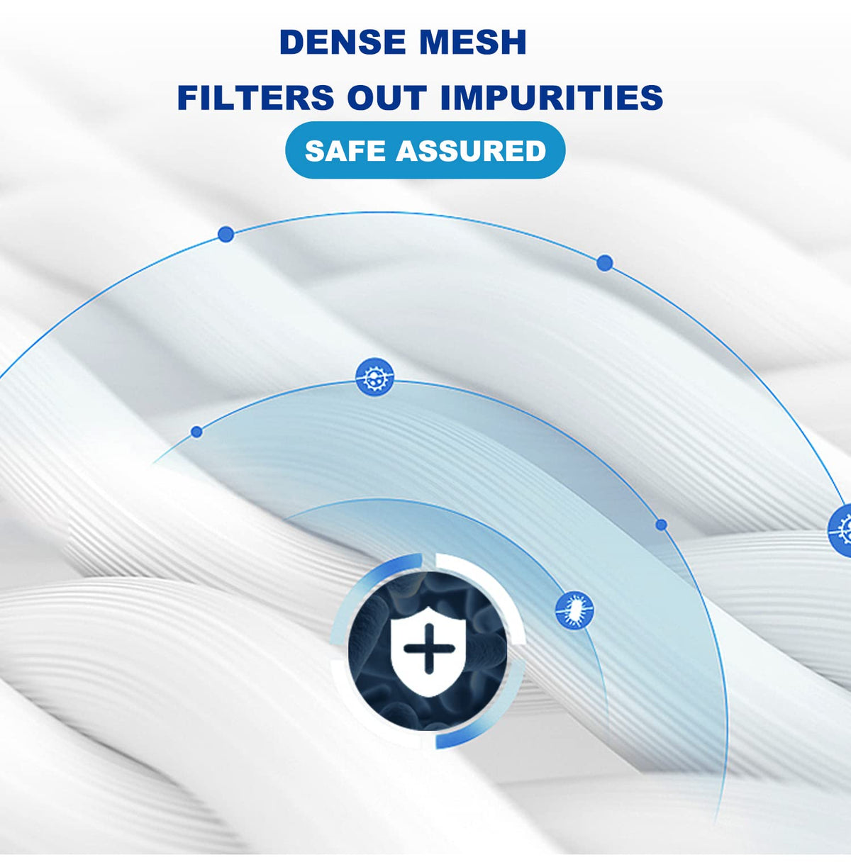 WISHDIAM durable fabric resists wear and chlorine exposure