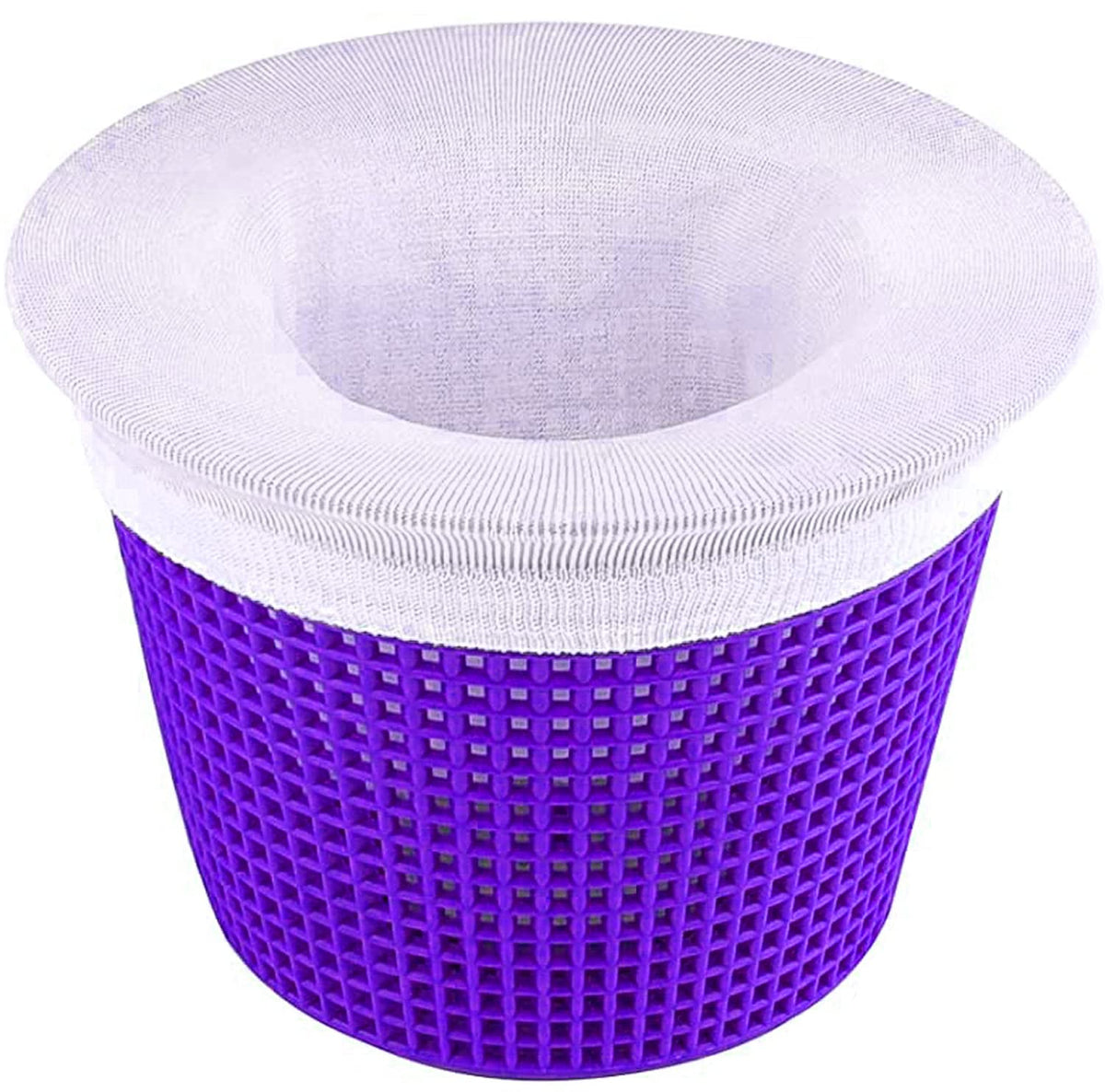 WISHDIAM pool skimmer sock overview shows fit and protection