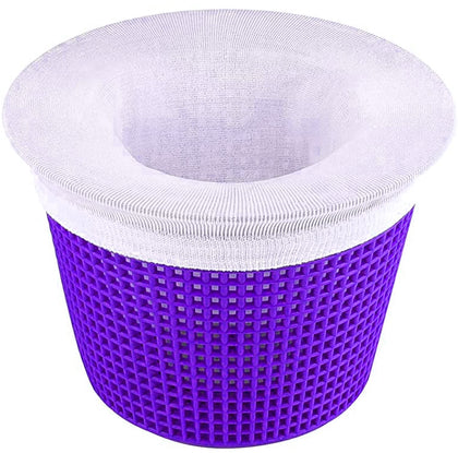 WISHDIAM pool skimmer sock overview shows fit and protection