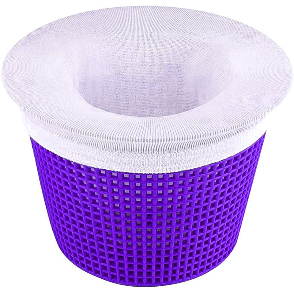 WISHDIAM pool skimmer sock overview shows fit and protection