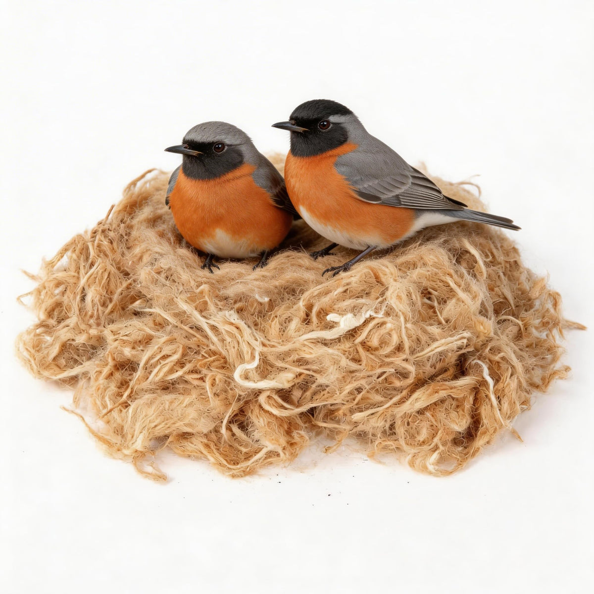 WISDOMRAINBOW four fibers nesting materials pack for cozy small bird nests