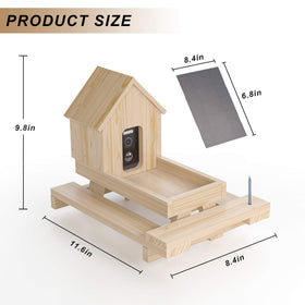 Solar powered feeder panel powering outdoor use