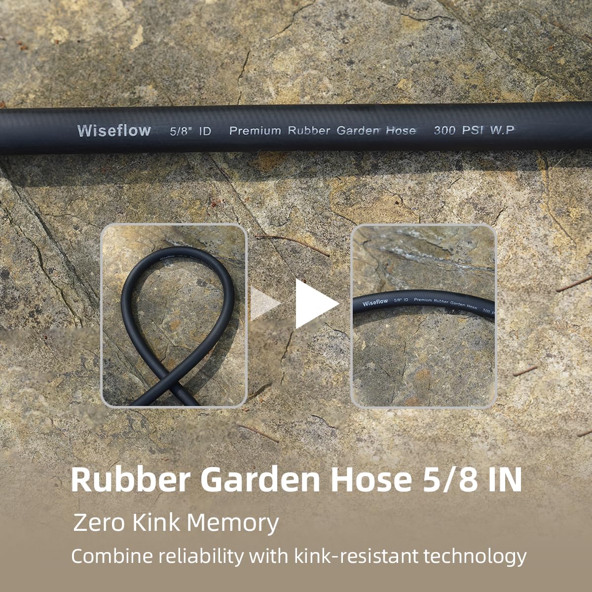 Wiseflow all-weather flexible hose performs in extreme temperatures and seasons.