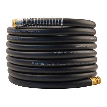 Wiseflow garden hose with five layer braid for durable watering