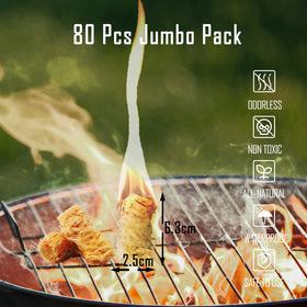 WishDirect fire starters in use during campfire lighting