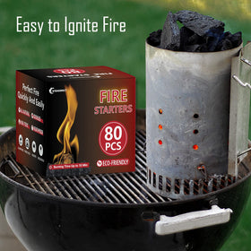 WishDirect fire starters compatible with Kamado Joe and Big Green Egg