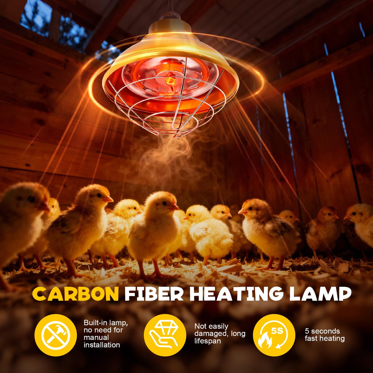 WISMOIER UL-certified label on the lamp highlights safety compliance