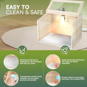 WISMOIER ventilation holes on sides promote fresh airflow.