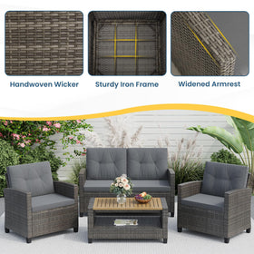 Wisteria Lane coffee table with tempered wood top for easy cleaning