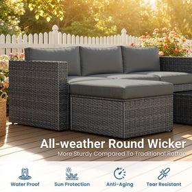 Cushions from Wisteria Lane provide breathable, supportive seating.