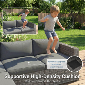 Rust-resistant metal frame from Wisteria Lane supports outdoor use over years.