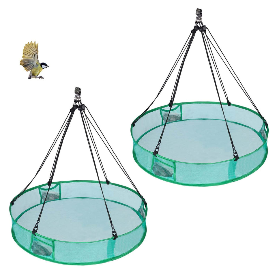 Wisunichan seed catcher under the feeder, 16-inch, catches fallen seeds.