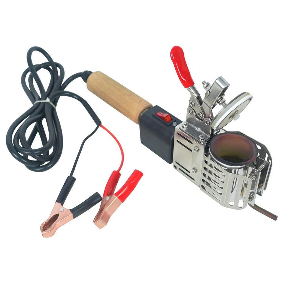 Witbee oxalic-acid-vaporizer setup enables efficient mite treatment in beehives.