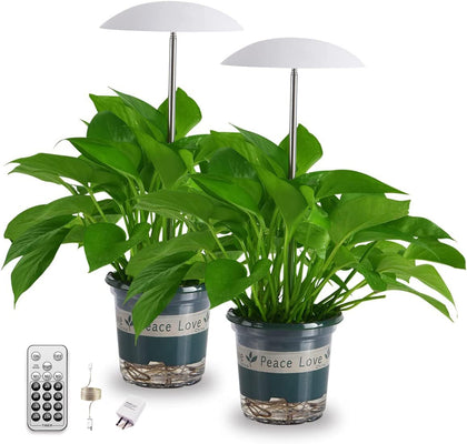 Witsanlex LED grow lights front view space-saving design for indoor plants.