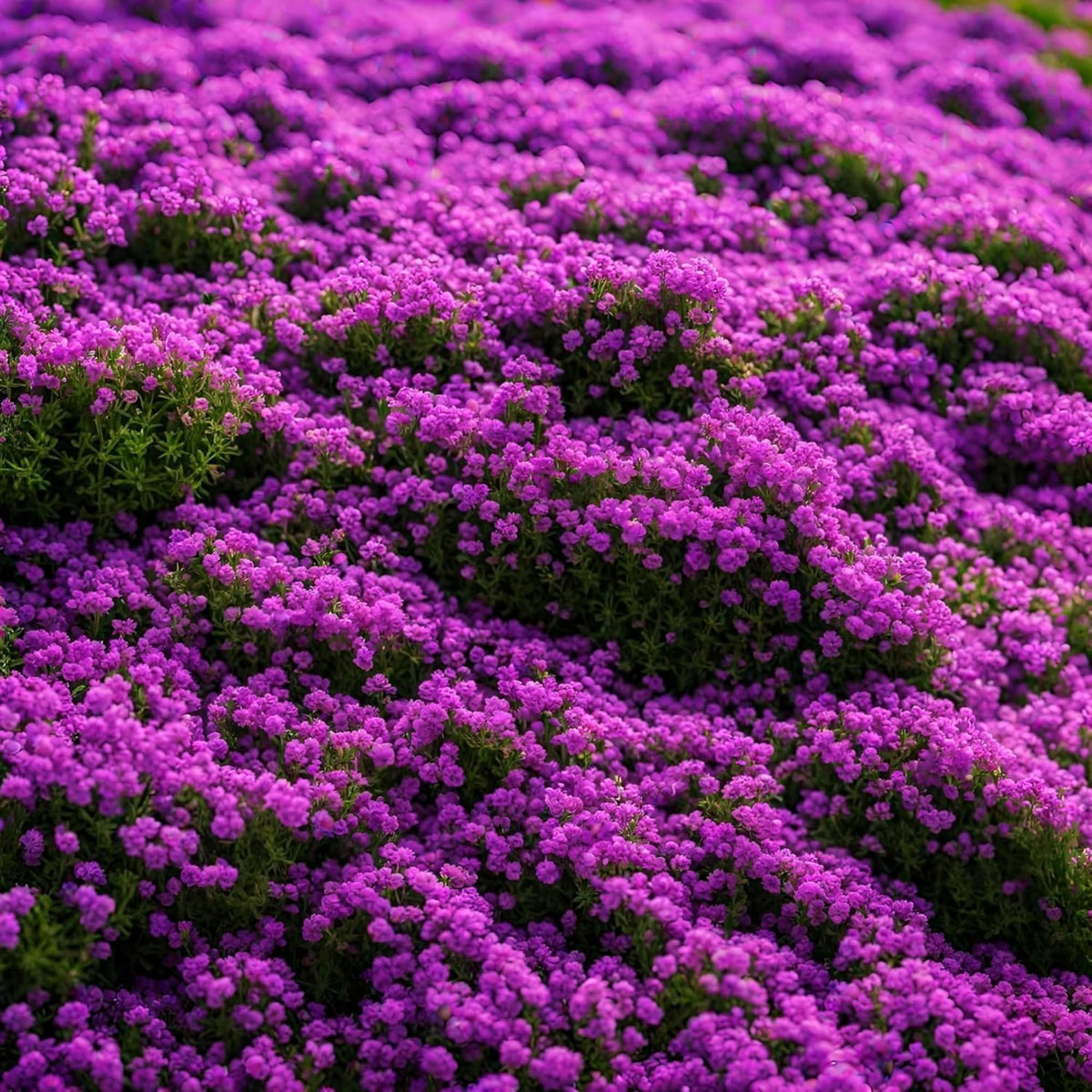 Wivolibe creeping thyme seeds germination in tray showing moist setup.