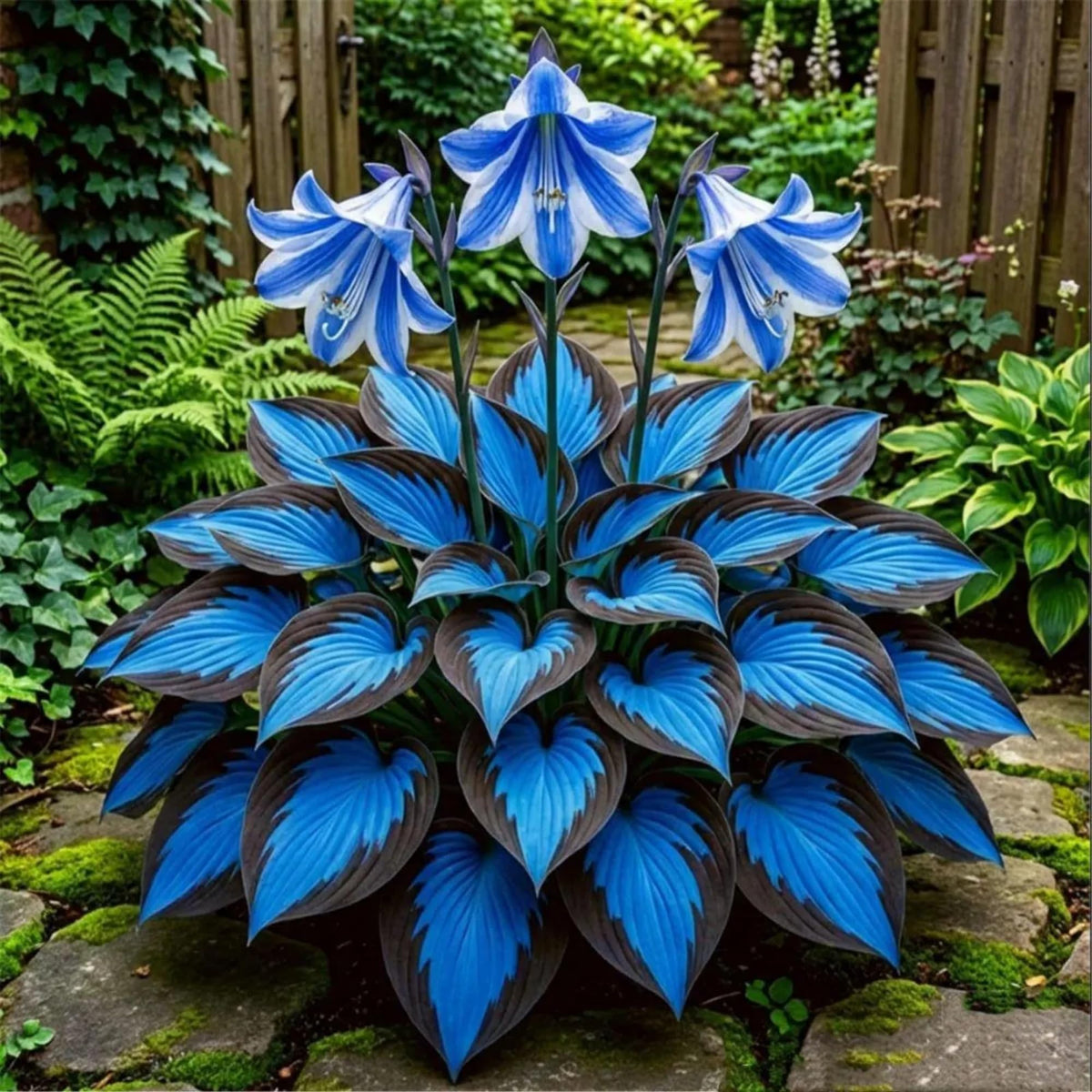 Wivolibe hosta blooms invite pollinators for summer color