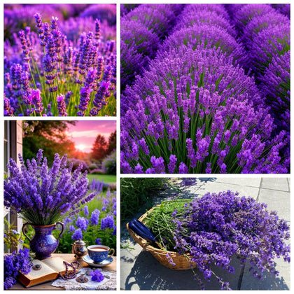 Wivolibe lavender seeds packaging for planning and long-lasting garden color