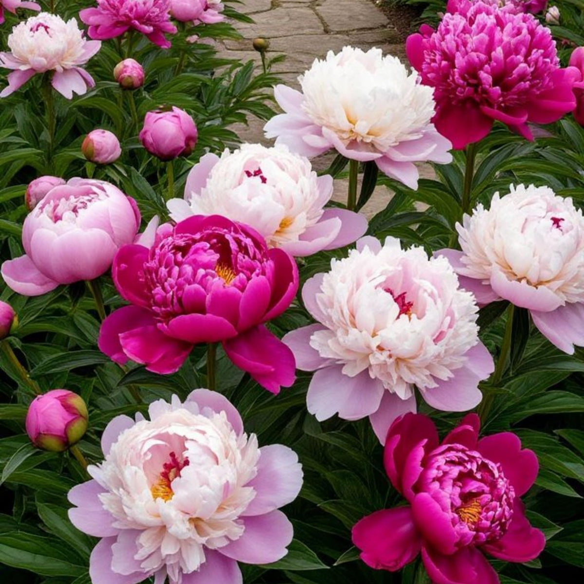 Wivolibe peony seeds large blooms in late spring for stunning borders