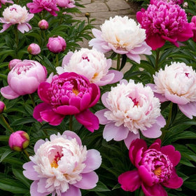 Wivolibe peony seeds large blooms in late spring for stunning borders