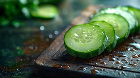 Wivolibe seeds yield pickling cucumbers ideal for jars.