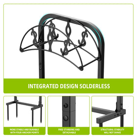 WiwiIron heavy-duty-metal-construction supports long-term use.