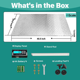Wixeeua heavy-duty stainless steel scale ready for rugged farm use.