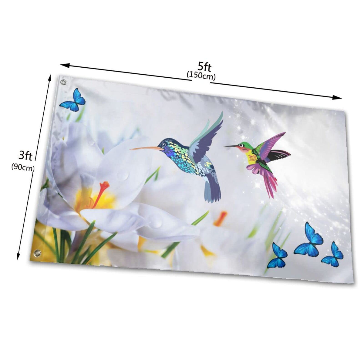 Wizfuyq polyester fade-proof flag stays vivid in sunlight