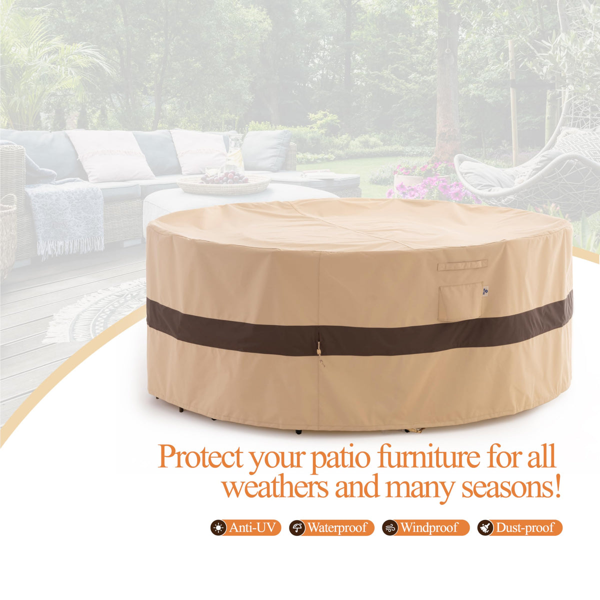 WJ-X3 built-in handles allow easy removal of the cover.