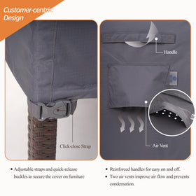 WJ-X3 easy-on-off handles and storage bag for quick setup and storage