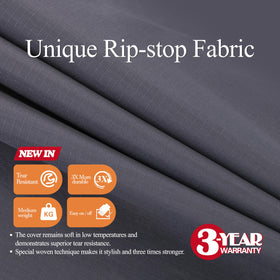 WJ-X3 ripstop fabric enhances durability and weather resistance.
