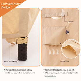 WJ-X3 cover with two air vents for dry, breathable storage