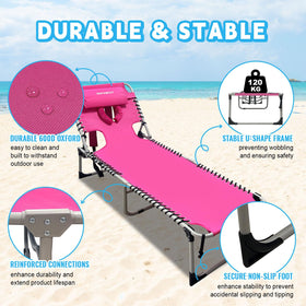 WKFAMOUT removable pillow adds neck support while relaxing.