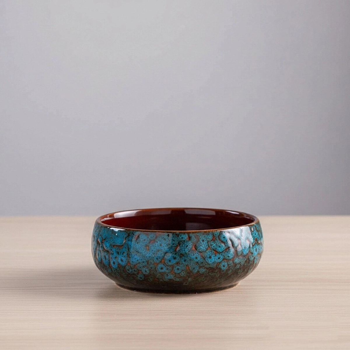 WKHOKI Lotus Bowl Planter front view highlights lotus-inspired design for indoor water planting.