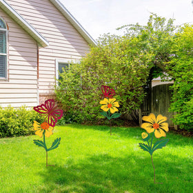 WKHOMEDECO openwork design casts playful shadows in your yard.